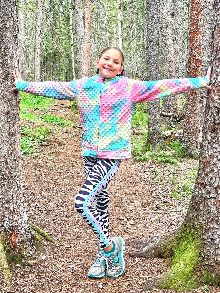 Cotton Candy Tie Dye Minky Hoodie and Mindy Legging Gift Set