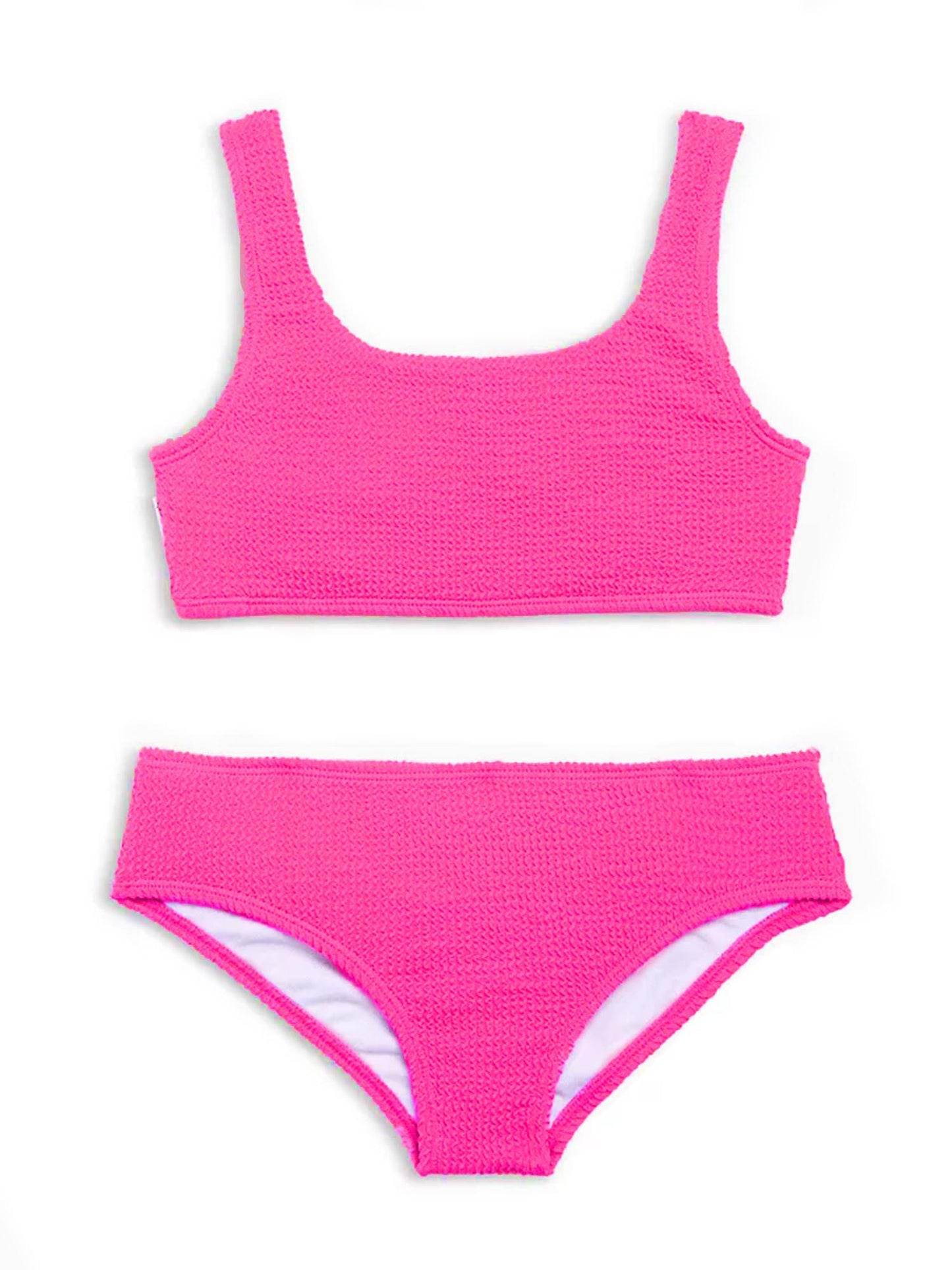 Girls Square Neck Two Piece Bikini