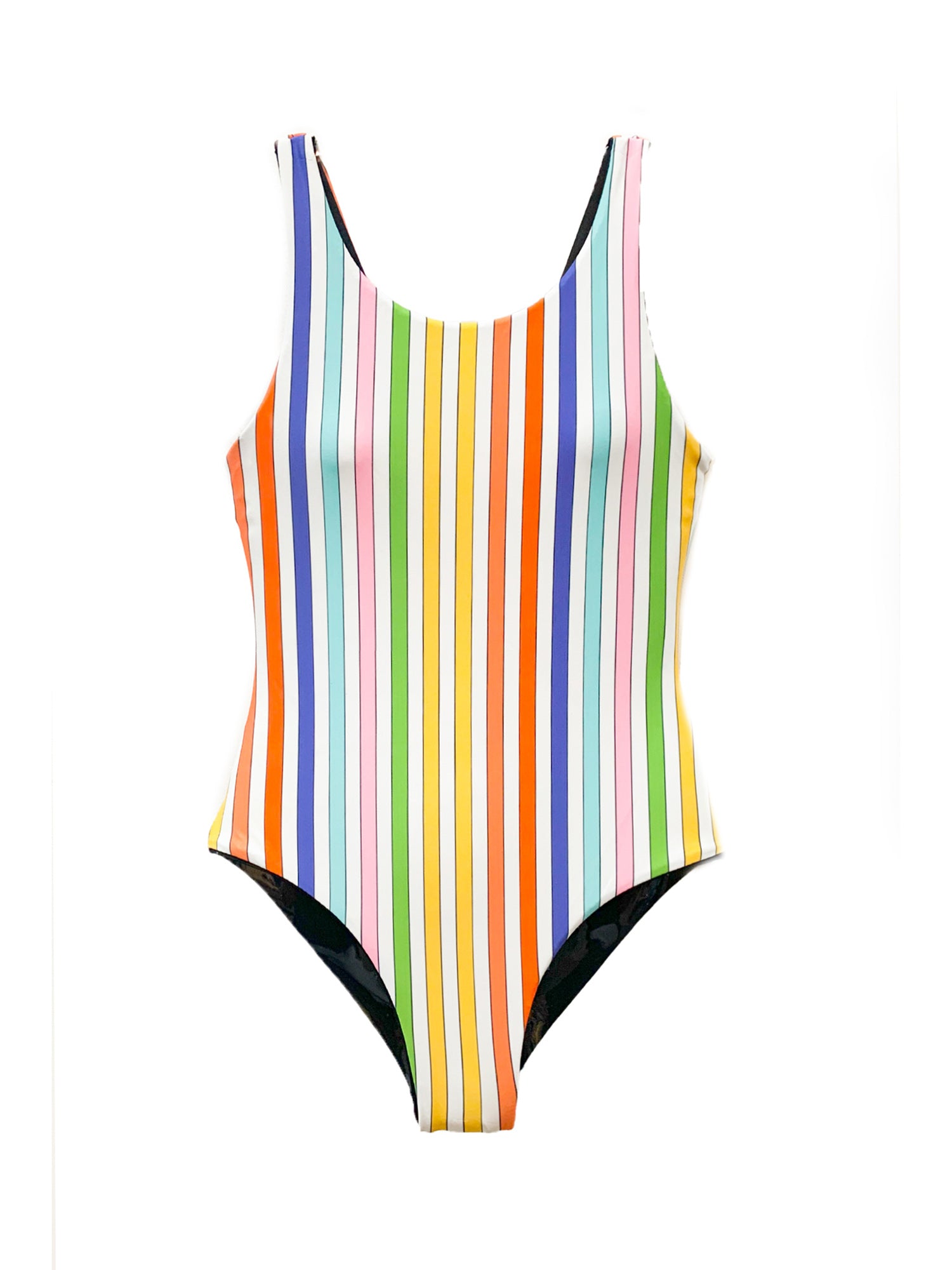 Reversible Rainbow Sunglasses One Piece Swimsuit