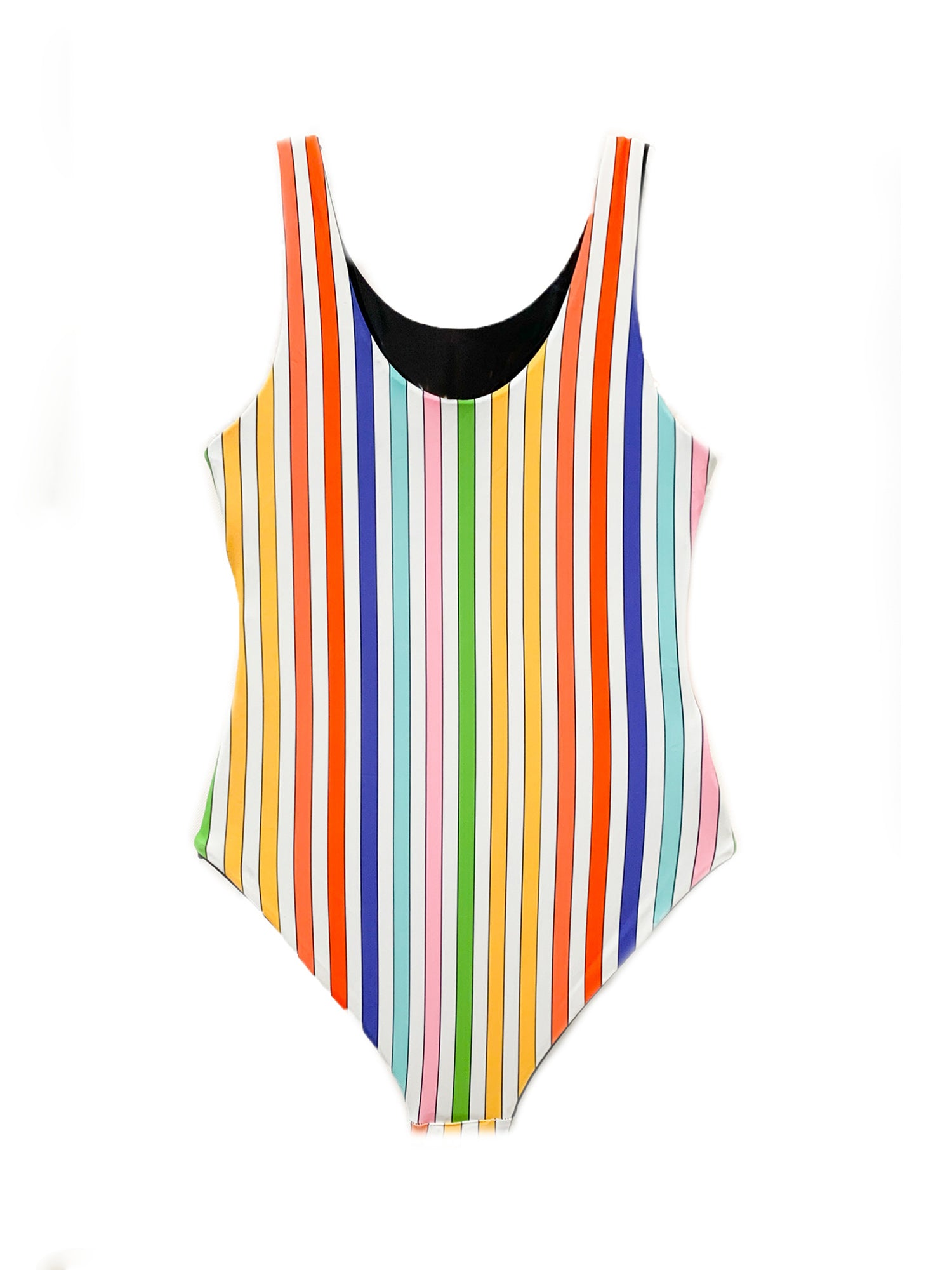 Reversible Rainbow Sunglasses One Piece Swimsuit