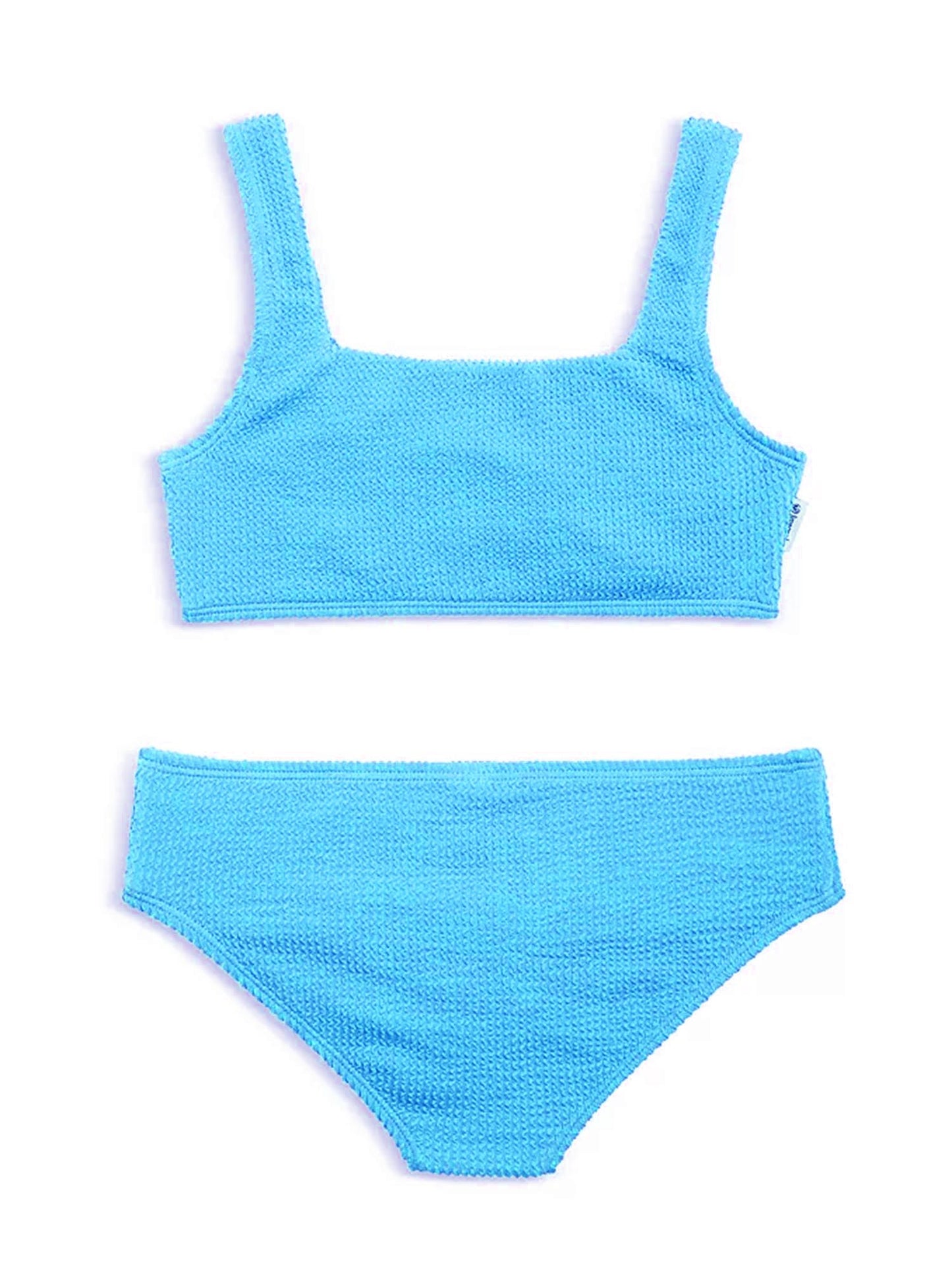 Girls Square Neck Two Piece Bikini