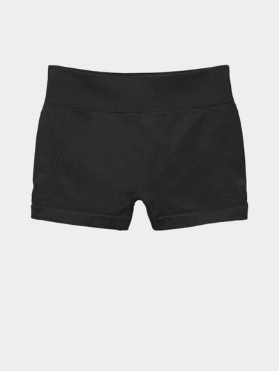 Girls Seamless Activewear Mini Shorts 