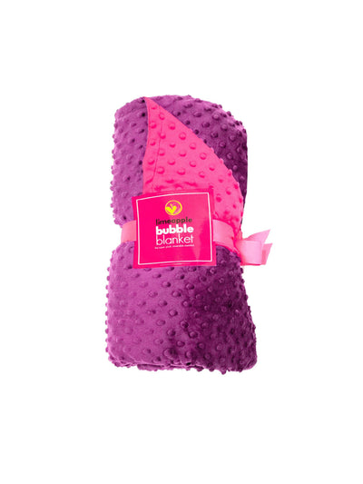 Girls Minky Bubble Blanket