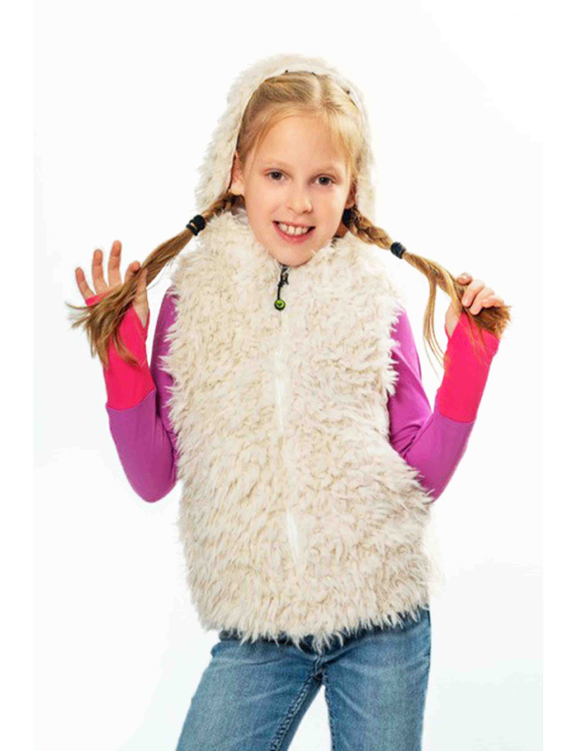 Girls Faux Fur Vest