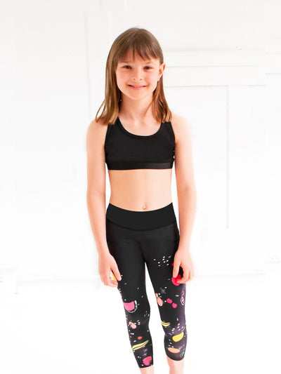 Girls Activewear Capri Leggings