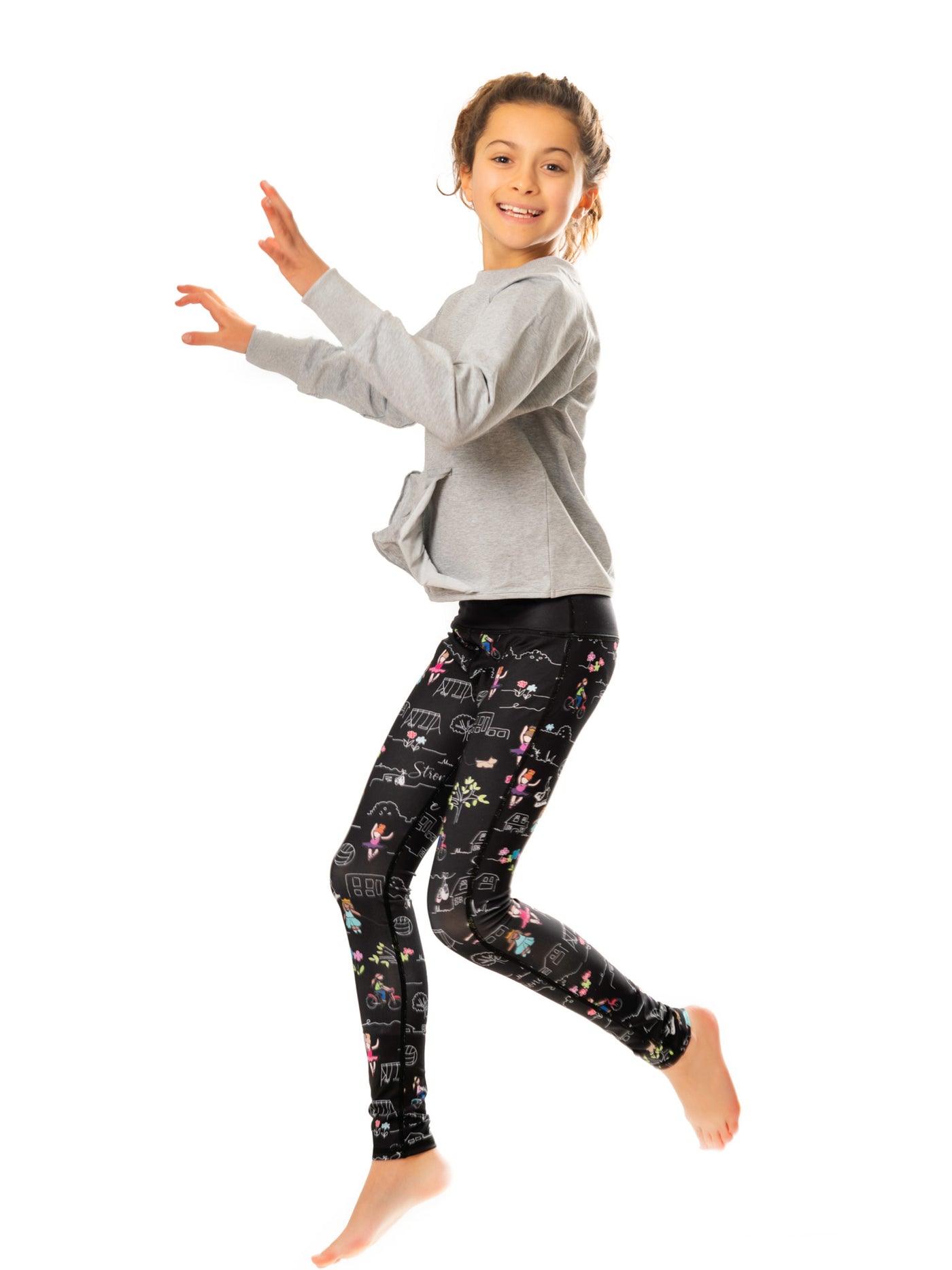 Girls Printed Leggings