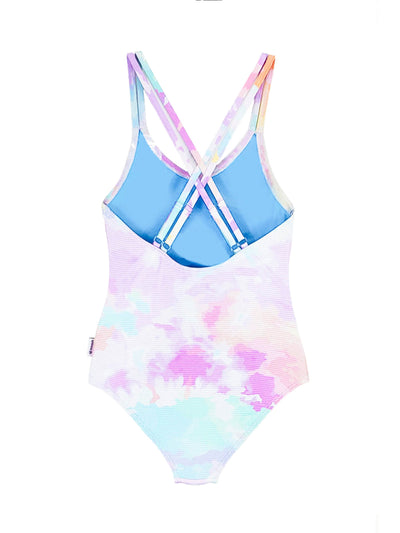 Rosey - Pastel Watercolor One Piece Swimsuit